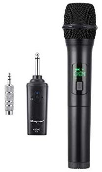 Bluetooth Karaoke Mikrofon drahtloses Mikrofon mit Lautsprecher für Erwachsene und Kinder geeigenet für PC oder Alle Smartphone mit Aufnahmefunktion 