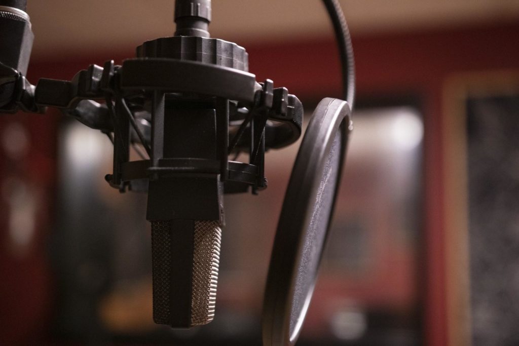 Mikrofon für Investment-Podcast
