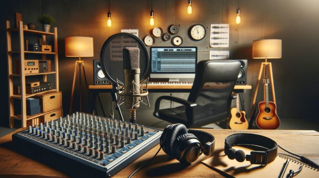 Gesangsmikrofon Home Recording Studio