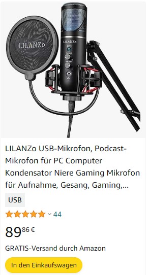 LILANZo USB-Mikrofon: Dein Upgrade für Perfekten Klang