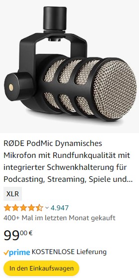 Das ultimative RØDE PodMic Test: Mikrofon für Podcasting