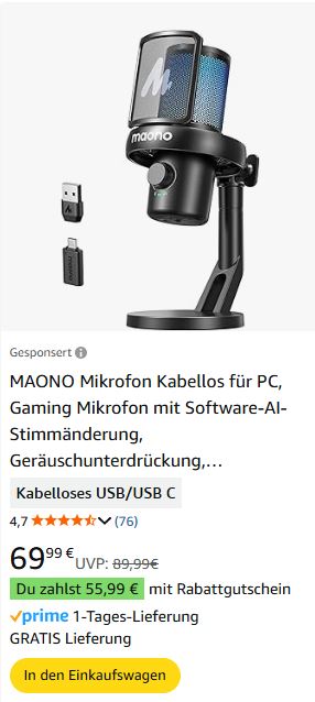 Die besten Live-Streaming-Mikrofone - Test & Infos zum Streamen